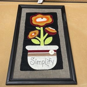 Stitchery frame simplify 12”x 1/4 W x 20”H